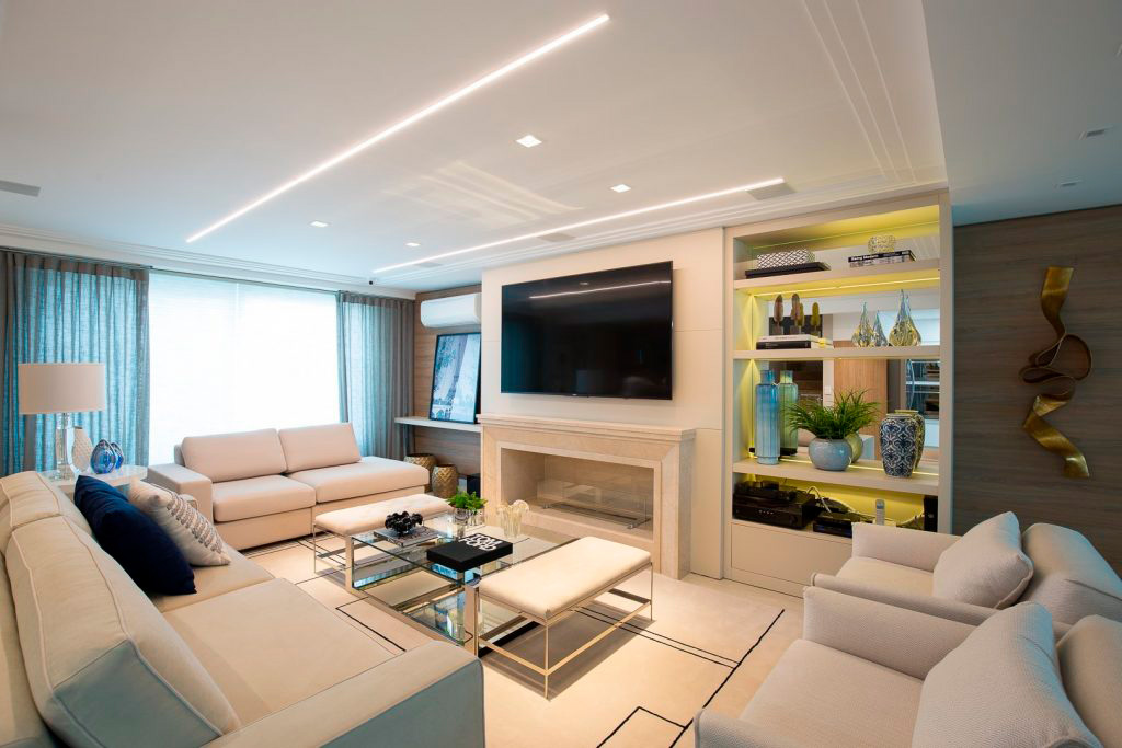 Obra residencial com drywall
