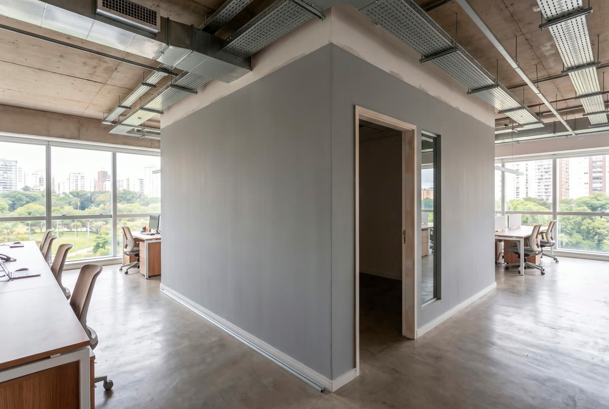 Forro comercial em drywall