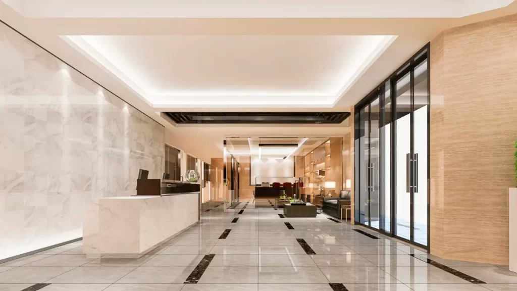 Loja comercial — forro moderno